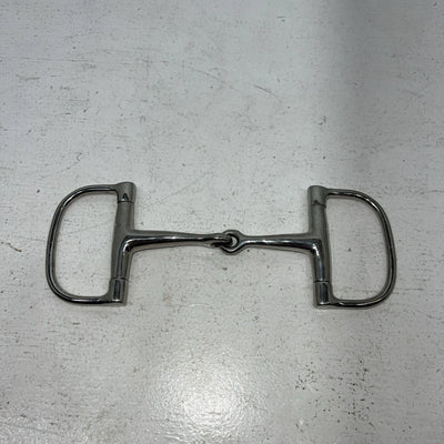New Congress Leather 5” D Ring Snaffle Bit #477101 Y-501