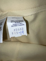 New Vintage Yellow Quick Silver Polyester Pants #2662 VV-93
