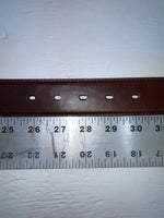 New Brown Genuine Leather Nocona 28” Belt #0713544 Z-159