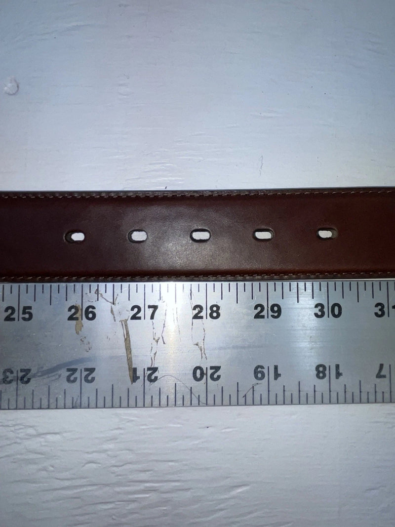 New Brown Genuine Leather Nocona 28” Belt #0713544 Z-159