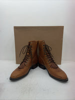 New Men’s Brown Lace Up J Chisholm Cowboy Boots. 2556 10 D. 6-92