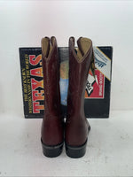 New Men’s Red Texas Brand Cowboy Boots. 7863 10.5 10 1/2 D. 7-71