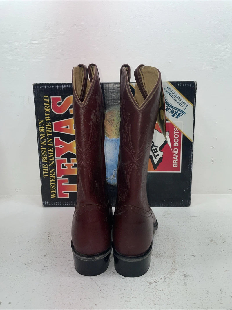 New Men’s Red Texas Brand Cowboy Boots. 7863 10.5 10 1/2 D. 7-71