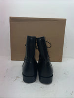 New Men’s Black Lace Up J Chisholm Cowboy Boots. J 2000 10.5 10 1/2 D. 8-26 