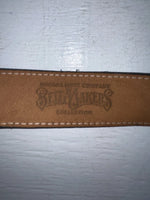New Gray Genuine Leather Nocona Stitched 28” Belt #3062 NN-48