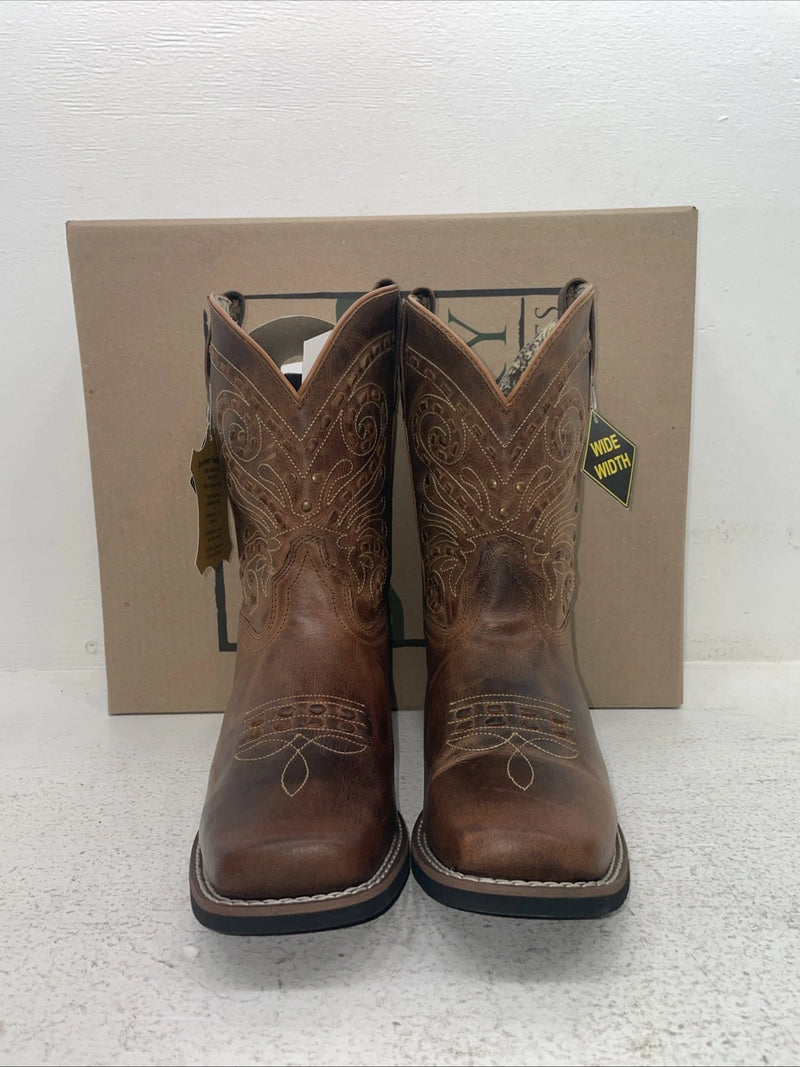 New Men’s Brown Smoky Mountain Cowboy Boots. 6063 9 W. 3-77