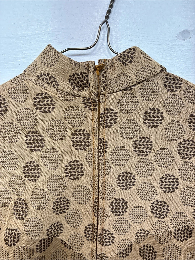 New Women’s Miller Tan Design Long Sleeve Zip Up Medium TT-106