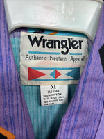 New Women’s Wrangler Multicolor Long Sleeve Button Up XL II-27