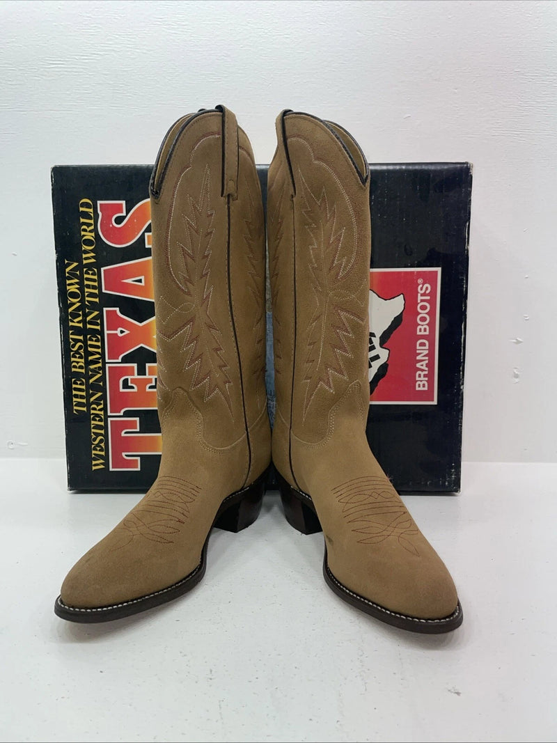 New Women’s Brown Texas Brand Cowboy Boots. 4906 8 M. 16-19