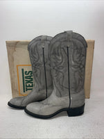 New Men’s Gray Texas Brand Cowboy Boots. 6802 8.5 8 1/2 D. 3-123