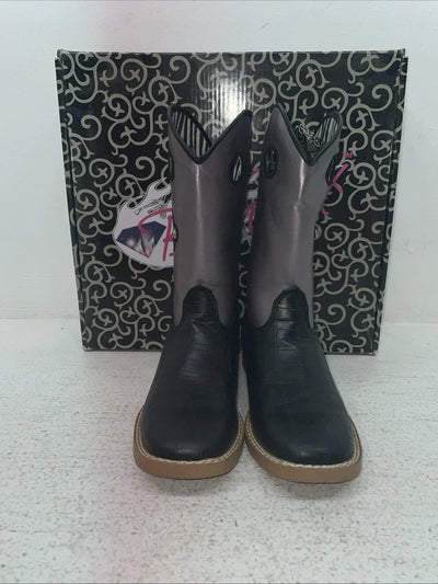 New Kids Purple Blazin Roxx Cowboy Boots. 4451201 2. 23-125