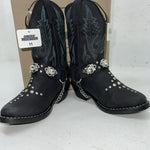 New Children’s Black Smoky Mountain Cowboy Boots. 3283 C 11 D. 24-76