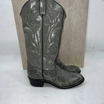New Women’s Gray Texas Brand Cowboy Boots. L29 5.5 5 1/2 M. 20-17