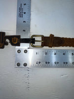 New Brown Genuine Leather Chambers Braided 28” Belt NN-45