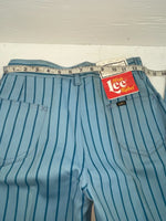 New Vintage Blue Striped Lee Polyester Pants #4605 VV-18