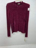 New Women’s Purple 1849 Authentic Range XL Long Sleeve Shirt #3458 UU-29