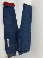 New Men’s Wrangler Rugged Wear Relaxed Fit Insulated Denim Jeans. 44x32 I-10