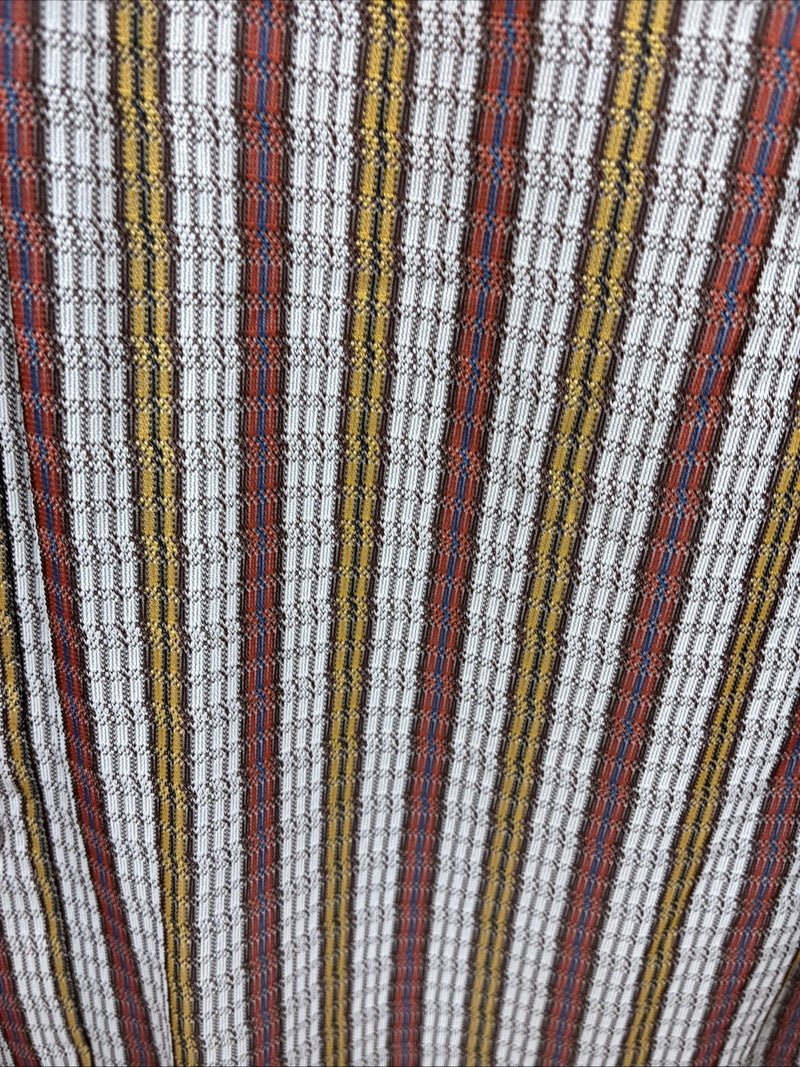 New Men’s Rockmount Multicolor Stripe Long Sleeve Pearl Snap Small AA-108