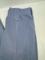 New Vintage Blue Checkered Dickson Jenkins Polyester Pants #536 ZZ-41