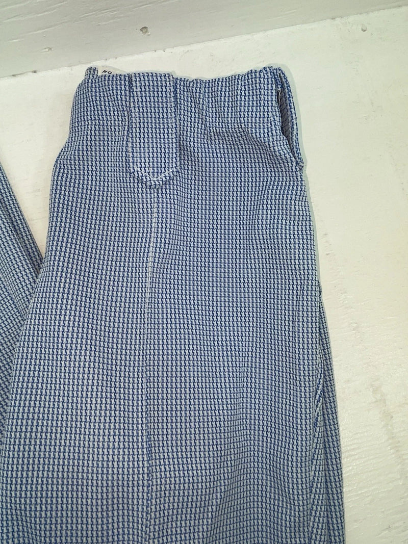 New Vintage Blue Checkered Dickson Jenkins Polyester Pants #536 ZZ-41