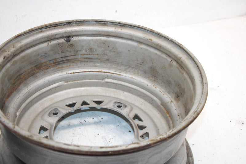 2004 Polaris Sportsman 600 Oem 12x6 Front Wheel Rim Pair 1523448-067 AP58