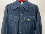 New Women’s Lee Blue Long Sleeve Button Up Jacket M #1941 3C-45
