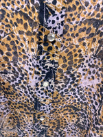 New Women’s Cumberland Purple Yellow Print Long Sleeve Pearl Snap 3XL GG-41