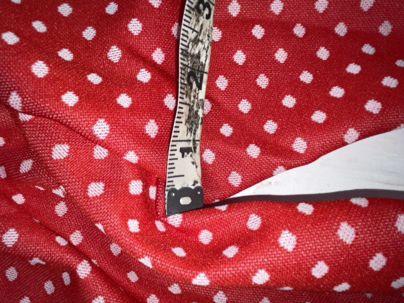 New Vintage Red Polka Dot Polyester Pants SS-67