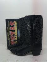 New Men’s Black Texas Brand Cowboy Boots. N 5010 10 D. 7-15