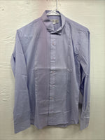 New Wayne Scott Purple Long Sleeve Button Up English Shirt Small X-94