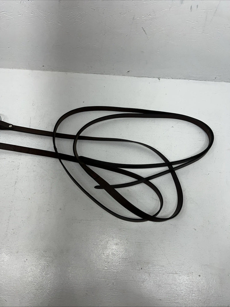 New Leather Tough 1 Western Browband Headstall W/ Split Reins And Bit Large S-73