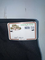 New Vintage Black Mesquite Polyester Pants OO-81
