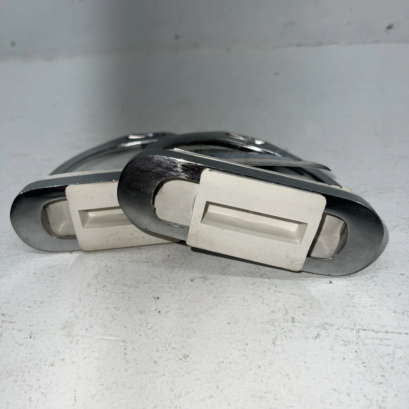 New Tough 1 Chrome Plated Iron 4 1/2” English Stirrups #24-3016 D-503