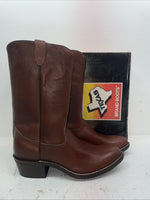 New Men’s Brown Texas Brand Cowboy Boots. 8021 11 D. 8-90
