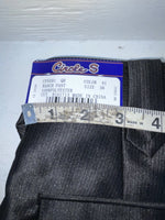 New Vintage Black Circle S Polyester Pants #CP5091 SS-14