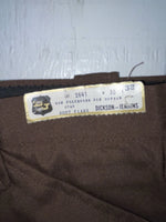 New Vintage Brown Dickson Jenkins Polyester Pants #2641 XX-71