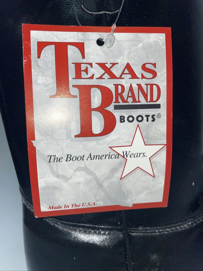 New Women’s Black Texas Brand Cowboy Boots. 6820 8 M. 16-67 