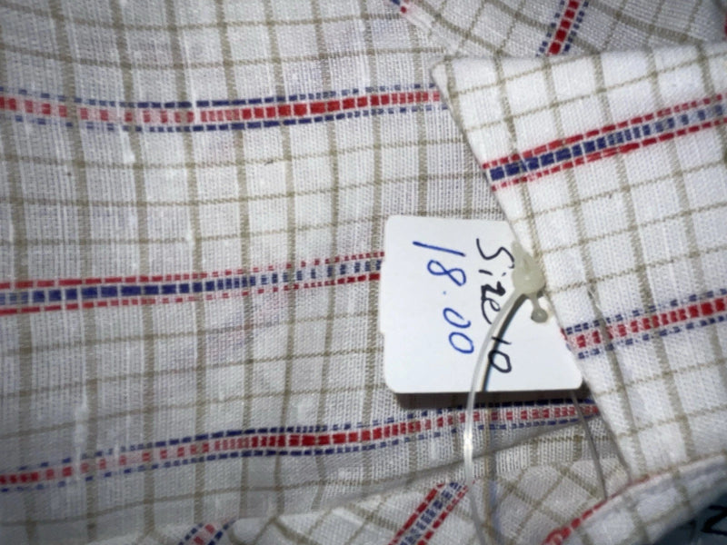 New Women’s White Striped DR Westerns Long Sleeve Button Up Shirt 3B-86