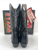 New Men’s Black Texas Brand Cowboy Boots. 5300 10 E E. 7-121
