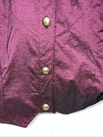 New Women’s Purple 1849 Authentic Ranchwear Short Show Jacket XS UU-73