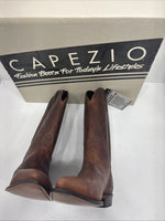 New Capezio Fashion Boots For Todays Lifestyle Size 8.5 8 1/2 Brown Leather 3-6