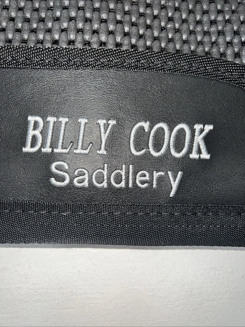 New Billy Cook Black Neoprene No Slip Waffle Saddle Pad 32x32 #12285 Pad-1