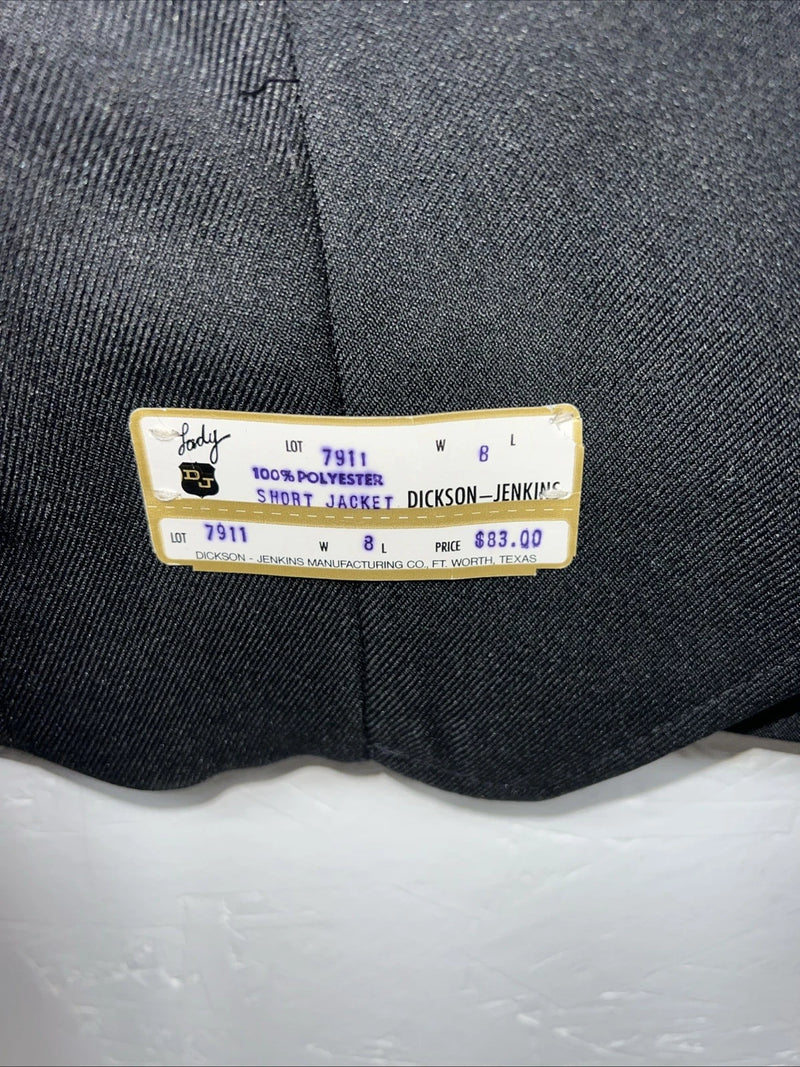 New Women’s Dickson Jenkins Black Short Jacket 8L #7911 H-609