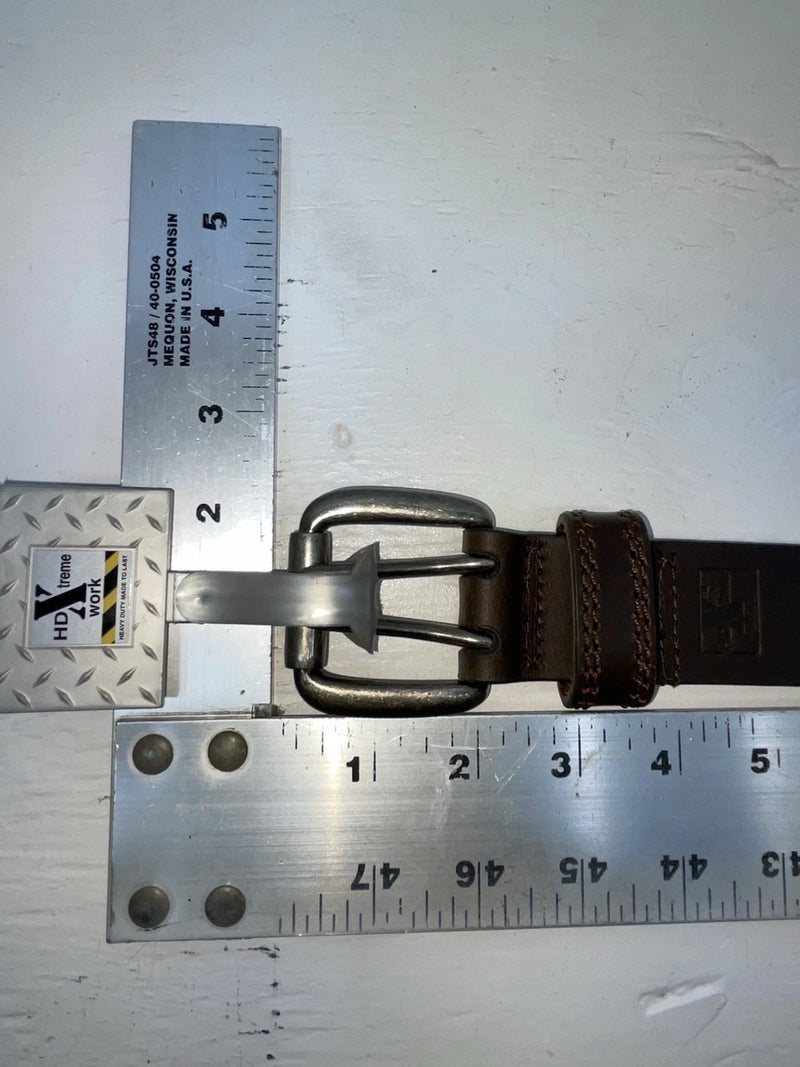 New Brown Genuine Leather HD Xtreme 38” Belt #N2710802 JJ-88