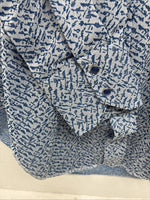 New Men’s Miller Blue Deigned Long Sleeve Pearl Snap 15.5 Medium II-103