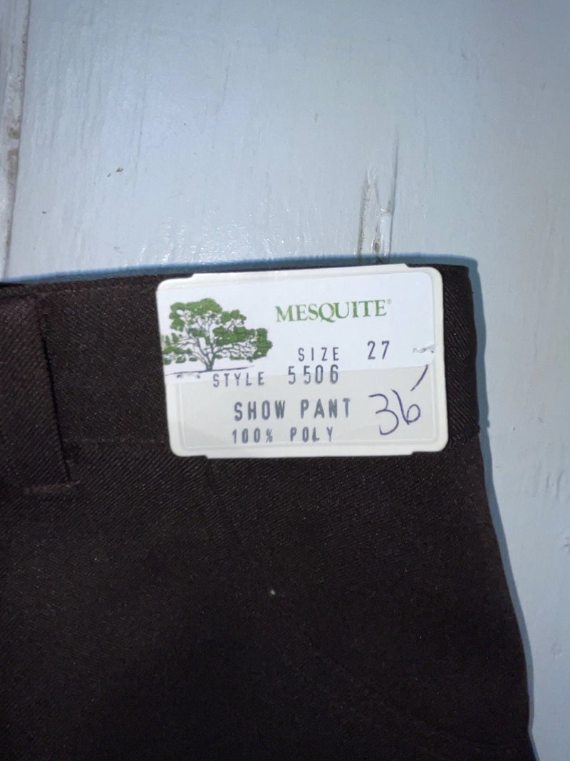 New Vintage Brown Mesquite Polyester Pants #5506 VV-104