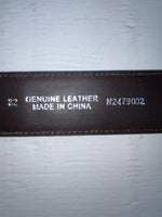 New Brown Genuine Leather Nocona Weaved 32” Belt #N2479002 JJ-35