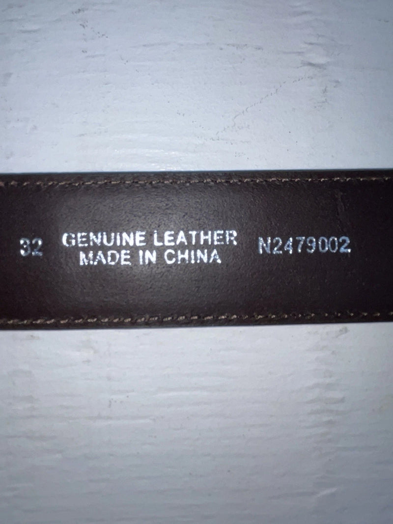 New Brown Genuine Leather Nocona Weaved 32” Belt #N2479002 JJ-35