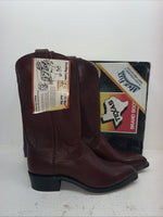 New Men’s Red Texas Brand Cowboy Boots. 7863 10 D. 7-12