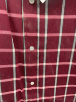 New Men’s ELY Cattleman Pink Short Sleeve Pearl Snap 3XL E-30 